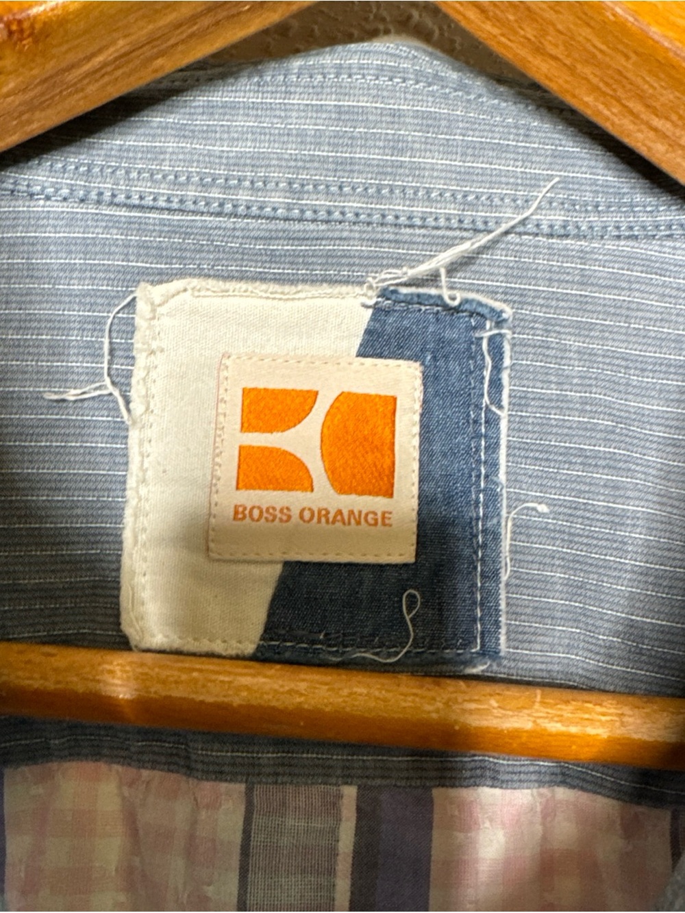 HUGO BOSS Boss Orange Plaid Button Shirt, XL - Picture 5 of 15